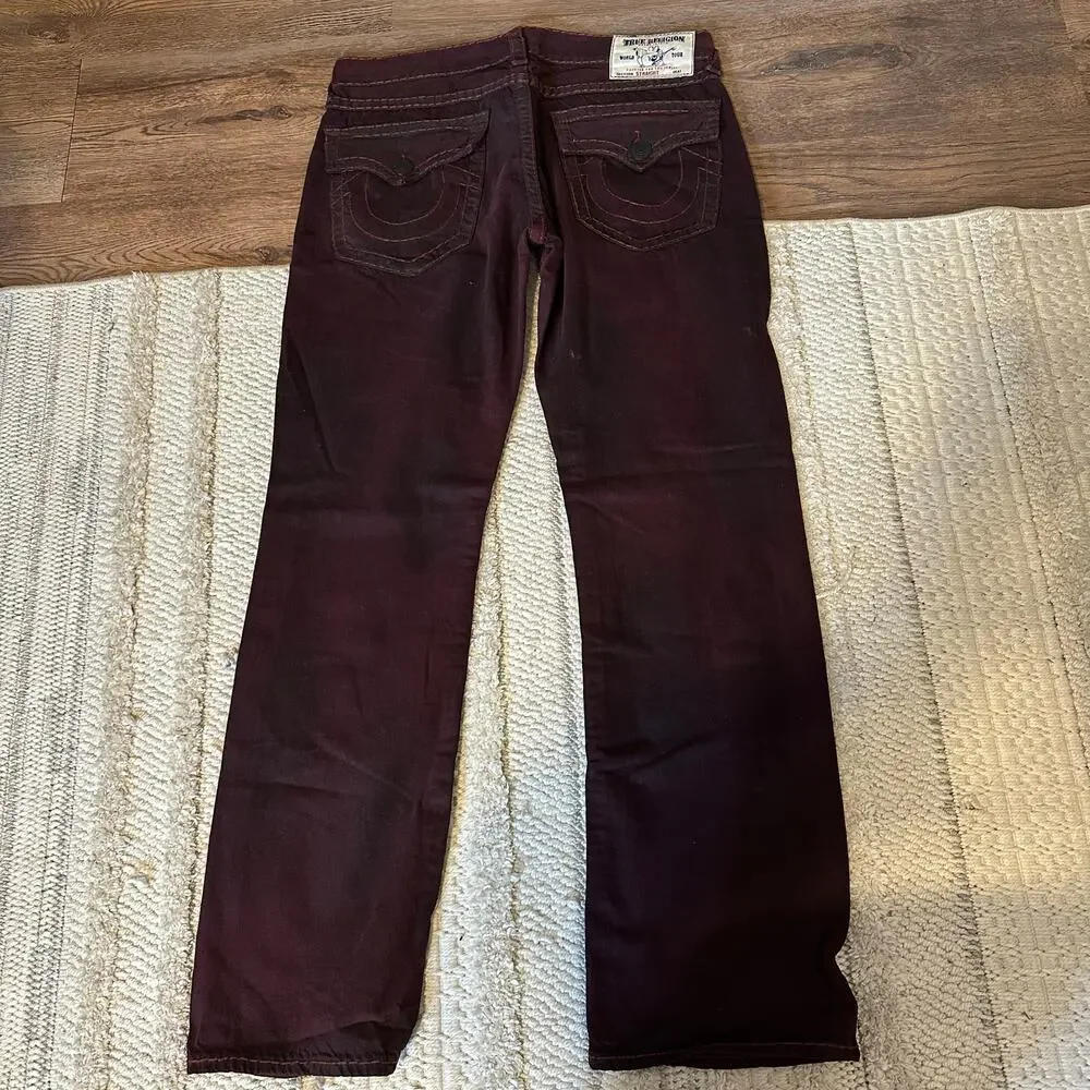 TRUE RELIGION Men's Straight Fit Jeans Size 34